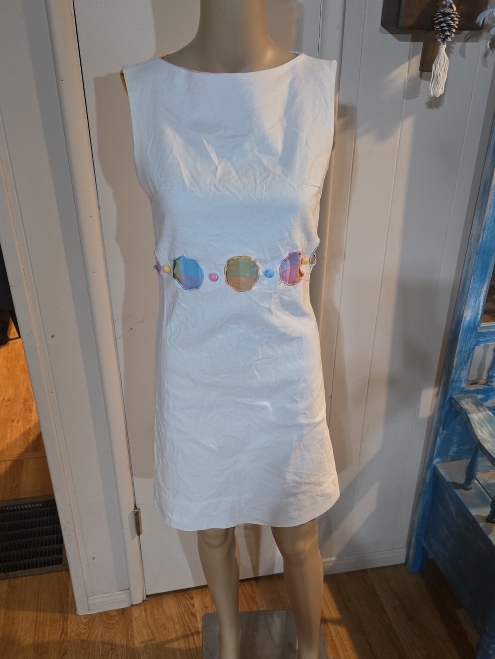 1960's Pastel Mod Shift Dress By Jodee